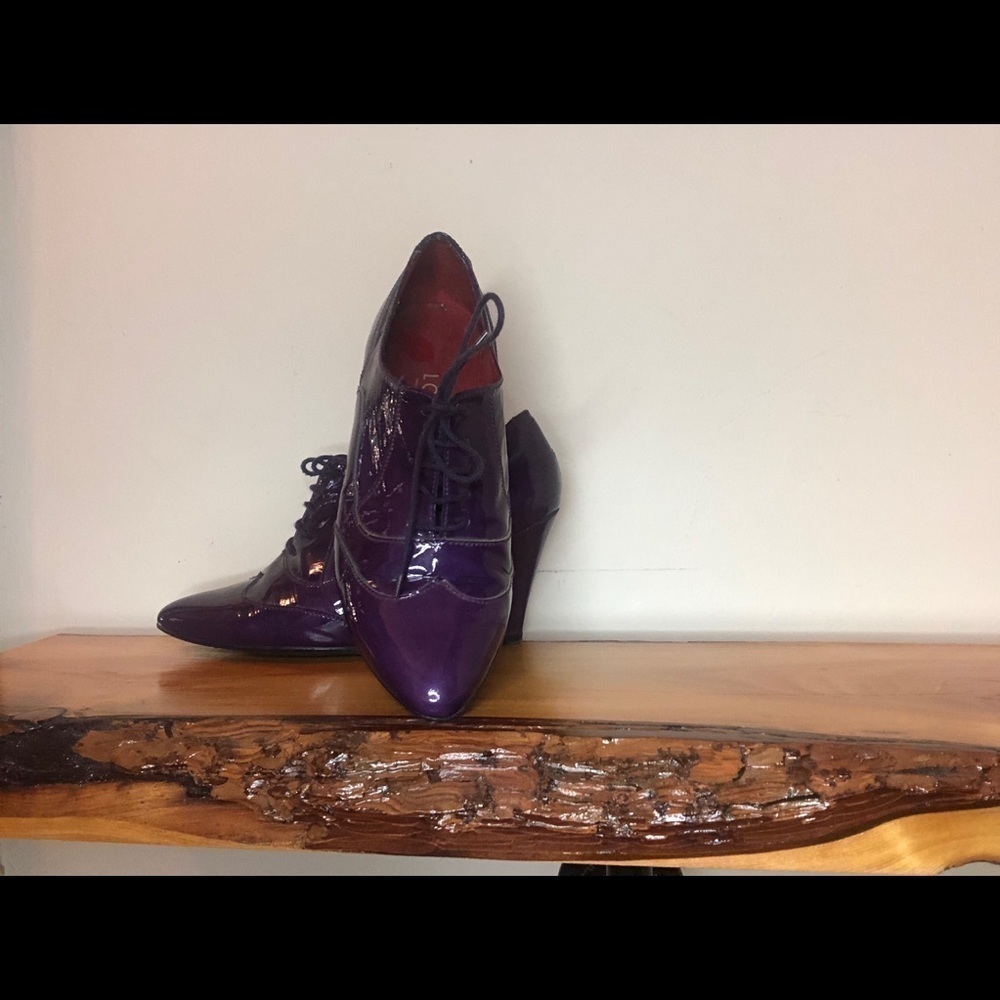 Lodi wedge patent  bootie